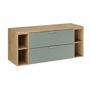 ArtCom Kúpeľňová skrinka s doskou ASTER Green LR D120cm | 120 cm vyobraziť