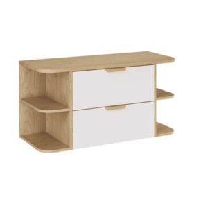 ArtCom Kúpeľňová skrinka s doskou ASTER WHITE LRSM D100cm | 100 cm vyobraziť