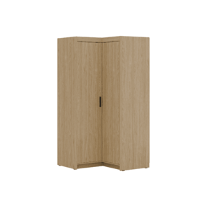 ArtLemp Rohová šatníková skriňa ELLEN 2D | dub olejovaný vyobraziť