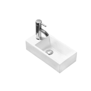 Szynaka Keramické umývadlo NANCY | biely lesk 45x25 cm vyobraziť