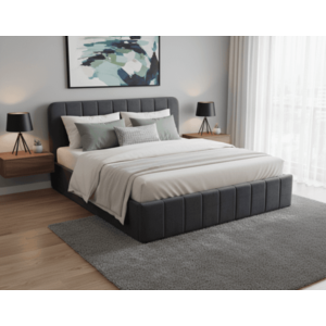 Elvisia Manželská posteľ AVENA s výklopným roštom | sivá 180 x 200 cm vyobraziť