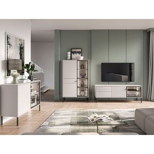 ArtMLM Obývacia stena ABEREN | cashmere vyobraziť