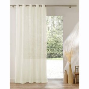 Jednofarebný voálový záves zakončený kovovými očkami vyobraziť