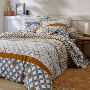 Bavlnená posteľná bielizeň Marlow zn. Colombine® s geometrickým vzorom vyobraziť