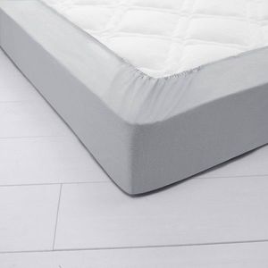 Bbavlnená jednofarebná napínacia plachta s hĺbkou rohov 40 cm vyobraziť