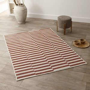 Obdĺžnikový pruhovaný obojstranný koberec vyobraziť