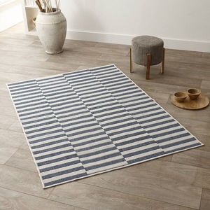 Obdĺžnikový pruhovaný obojstranný koberec vyobraziť