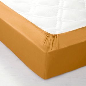 Bavlnená jednofarebná napínacia plachta zn. Colombine® s hĺbkou rohov 32 cm vyobraziť