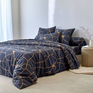 Posteľná bielizeň Geoffroy s grafickým dizajnom, bavlna vyobraziť