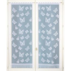 Rovná záclona s motívom motýľov, 1 pár vyobraziť