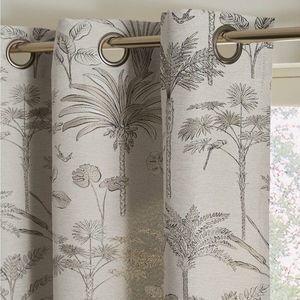 Žakárový záves s motívom paliem vyobraziť