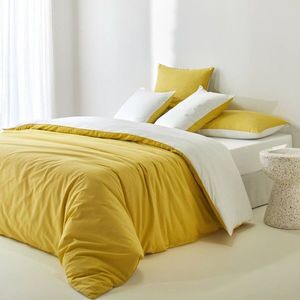 Bavlnené dvojfarebná posteľná bielizeň vyobraziť