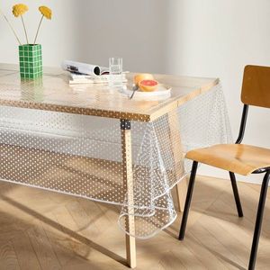 Priehľadný voskovaný obrus vyobraziť