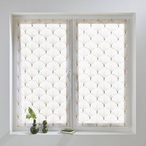 Rovná záclona s motívom art deco, 1 pár vyobraziť