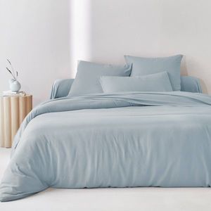 Jednofarebná postelná bielizeň z bambusu a bavlny vyobraziť