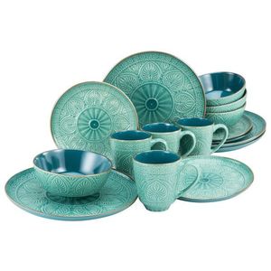 Creatable Súprava riadu Samarkand, 16-dielna (smaragd) vyobraziť