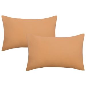 Biberna Džersejová obliečka na vankúš, 2 kusy (zlatá, 40 x 60 cm) vyobraziť