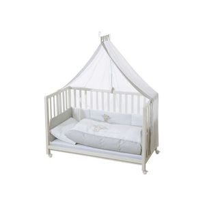 roba Detská postieľka Room Bed, 60 x 120 cm (Medveď lámač sŕdc, biela) vyobraziť