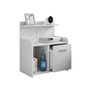 VCM Nočný stolík Nilasa (biela) vyobraziť