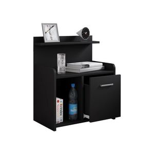 VCM Nočný stolík Nilasa (čierna) vyobraziť