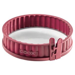 Coox Forma na koláč so skleneným dnom, Ø 18 cm (tmavočervená) vyobraziť