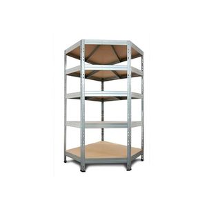 AR SHELVING Vysokozáťažový rohový regál RIVET, 180 x 90 x 45 x 64, 5 cm vyobraziť