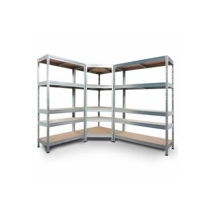 AR SHELVING Rohový regál Rivet (180x180x210x45 cm) vyobraziť