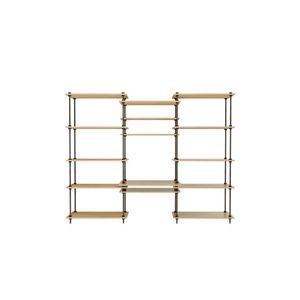AR SHELVING Písací stôl s regálom DECO (185 x 235 x 35/52, 5 cm) vyobraziť