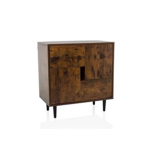 hjh OFFICE Komoda LYKKJA (dymový dub) vyobraziť