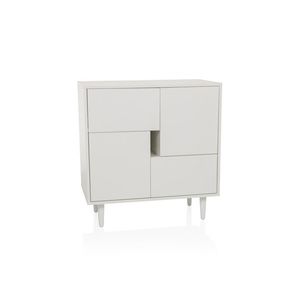 hjh OFFICE Komoda LYKKJA (biela) vyobraziť