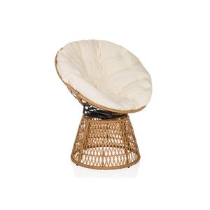 hjh OFFICE Kreslo papasan WEAVORA (béžová) vyobraziť