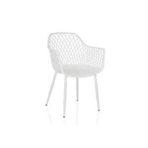 hjh OFFICE Záhradná/jedálenská stolička BEGIO L (biela) vyobraziť