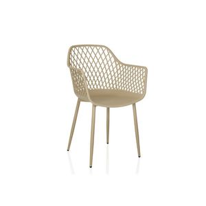 hjh OFFICE Záhradná/jedálenská stolička BEGIO L (béžová) vyobraziť