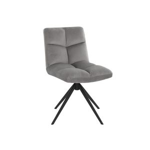 HOME DELUXE Jedálenská stolička NODA, 2 kusy (zamat/svetlosivá) vyobraziť