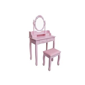 HOME DELUXE Toaletný stolík ROSY (bledoružová) vyobraziť