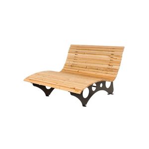 HOME DELUXE Drevené vlnité ležadlo TAIGA (150 cm) vyobraziť