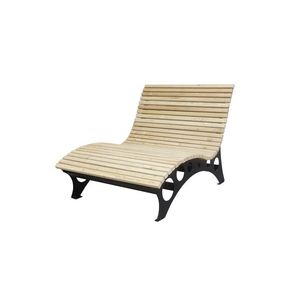 HOME DELUXE Drevené vlnité ležadlo TAIGA (120 cm) vyobraziť