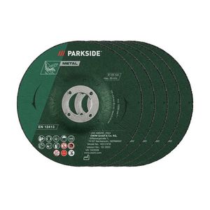 PARKSIDE® Príslušenstvo k uhlovej brúske, 125 mm (súprava hrubovacích kotúčov, 5-dielna) vyobraziť