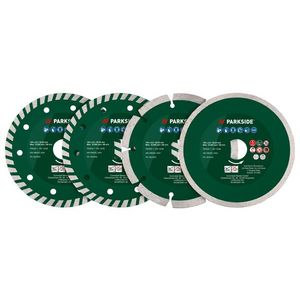 PARKSIDE® Súprava rezných kotúčov PWSZS 1 (súprava diamantových rezných kotúčov, 4-dielna) vyobraziť