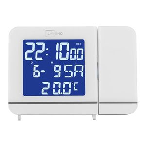 LIVARNO® Budík s projekciou (biela) vyobraziť