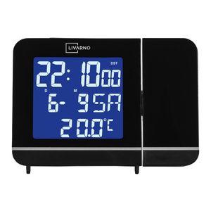 LIVARNO® Budík s projekciou (čierna) vyobraziť
