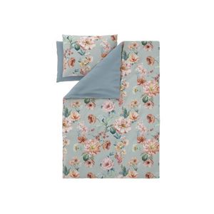 LIVARNO® Posteľná bielizeň zo saténového mikrovlákna, 200 x 220 cm (kvety) vyobraziť