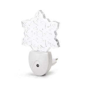 B.V. - LED RGB Nočné svetlo so senzorom súmraku LED/0, 5W/230V vločka 100900PXZ vyobraziť