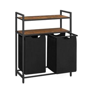 Koš na bielizeň REX hnedý/čierny BLH211B01 vyobraziť