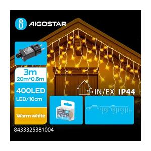 B.V. - LED vonkajšia vianočná reťaz 400xLED/8 funkcií 23x0, 6m IP44 teplá biela B103031QN vyobraziť