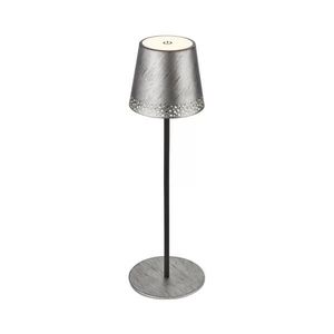 Brilo - KIKI nabíjateľná dotyková stolná LED lampa LED/2, 6W/5V IP44 2600 mAh strieborná 7438-214 vyobraziť