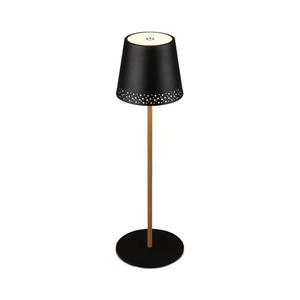 Brilo - LED stolná nabíjacia dotyková lampa KIKI LED/2, 6W/5V IP44 2600 mAh čierna 7438-114 vyobraziť