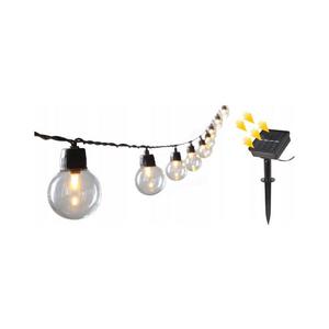 SmartLED LED solárna dekoratívna svetelná reťaz 30× LED, 8 funkcií, 500 mAh, 10, 6 m, IP67, teplá biela 4563 vyobraziť