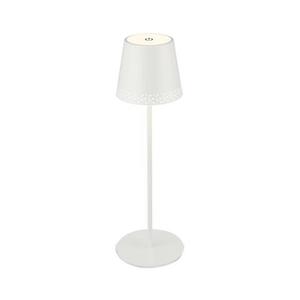 Brilo - LED nabíjateľná dotyková stolná lampa KIKI LED/2, 6W/5V IP44 2600 mAh biela 7438-016 vyobraziť