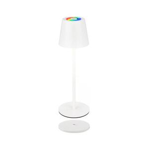 Briloner 7517016 - LED RGB stmievateľná stolová lampa CILANO 3W/5V IP44 2000 mAh biela 7517016 vyobraziť